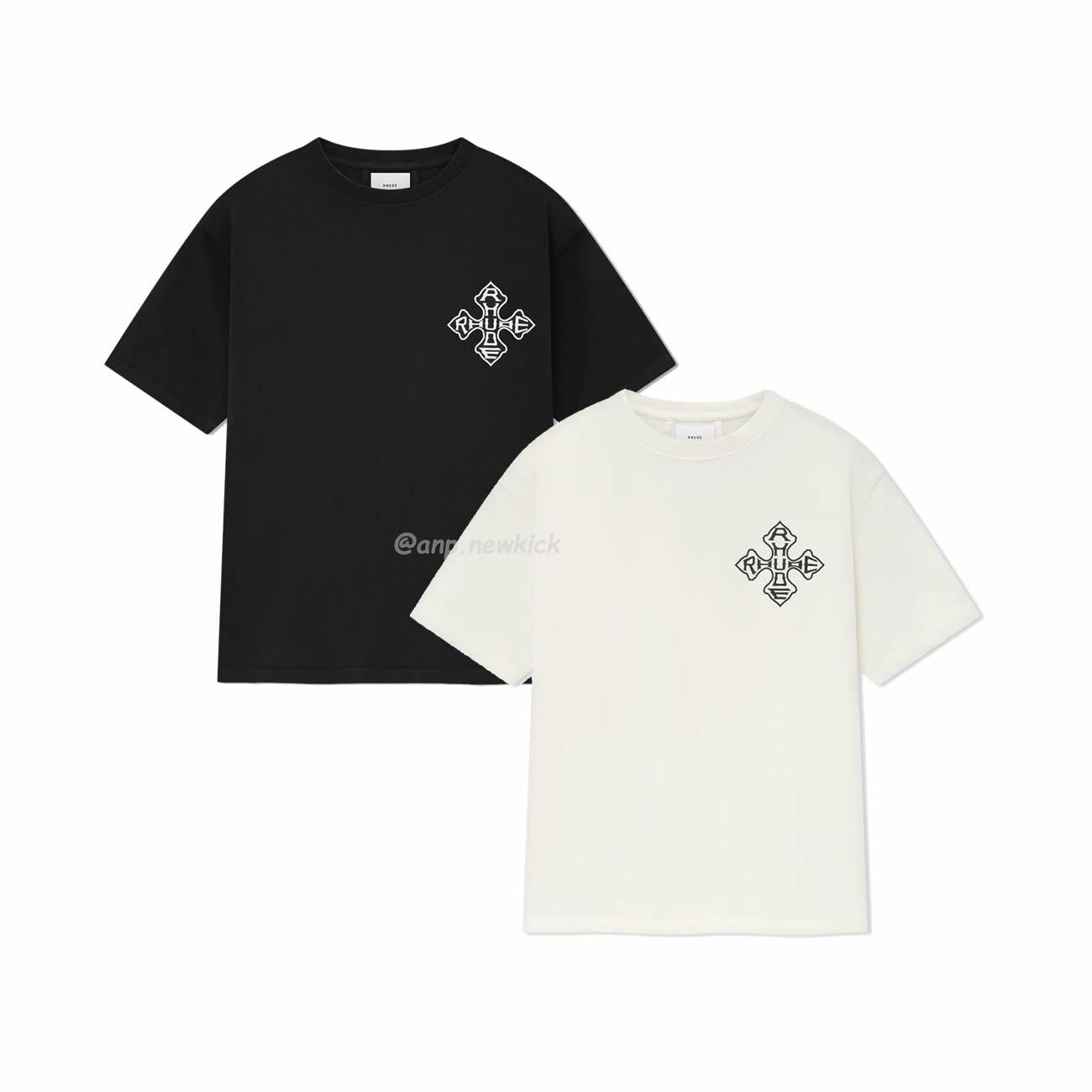 Rhude Cross Tee Reversible (1) - www.newkick.vip